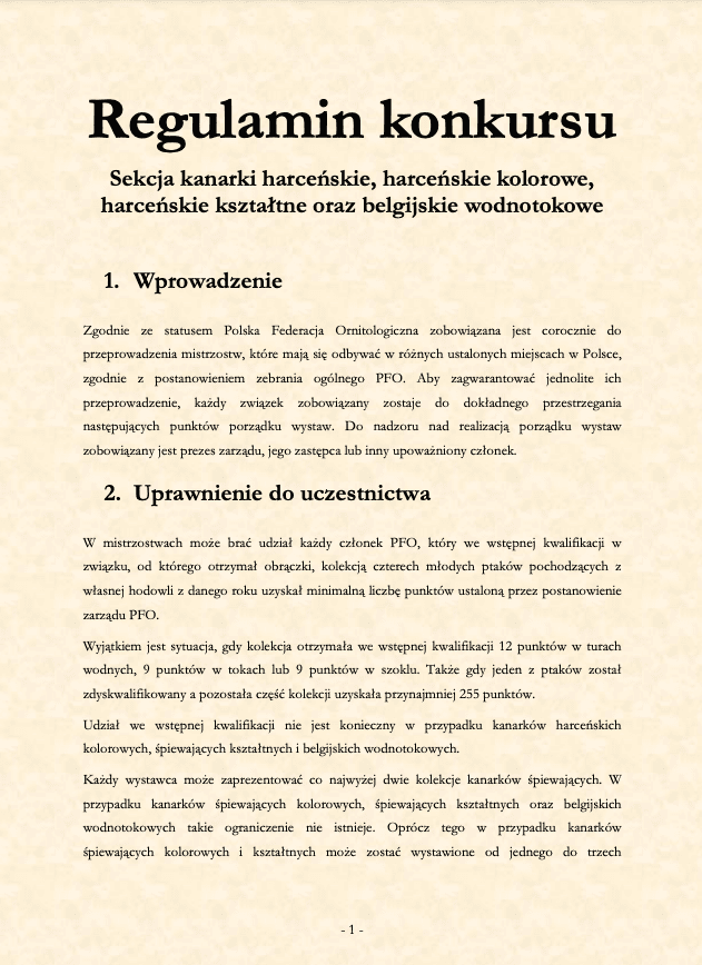 regulamin